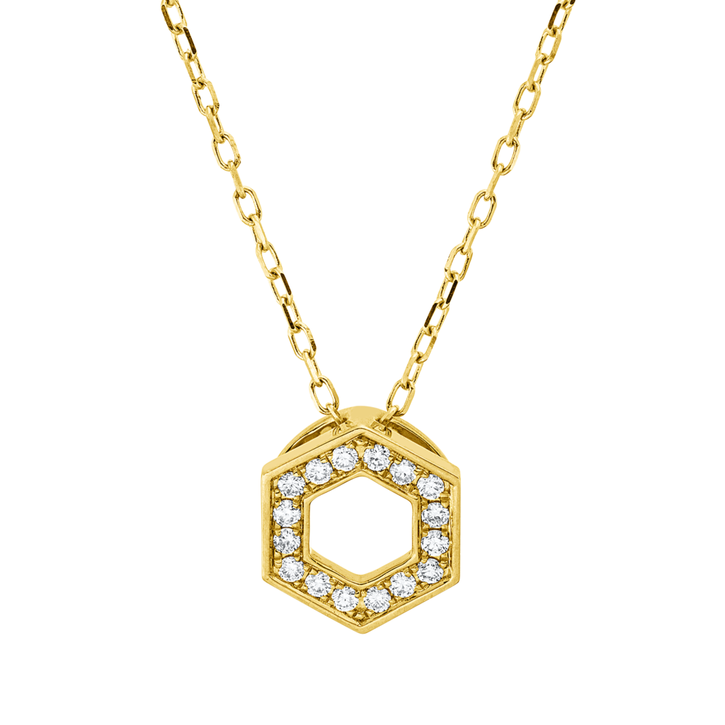Brogle Classic necklace with diamond pendant Brogle Classic necklace with diamond pendant