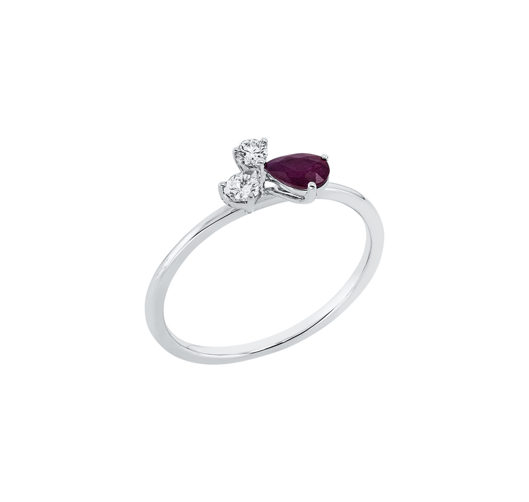 Brogle Classic ruby ring