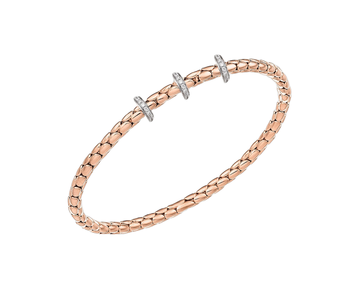 750 Rosé-, Weißgold