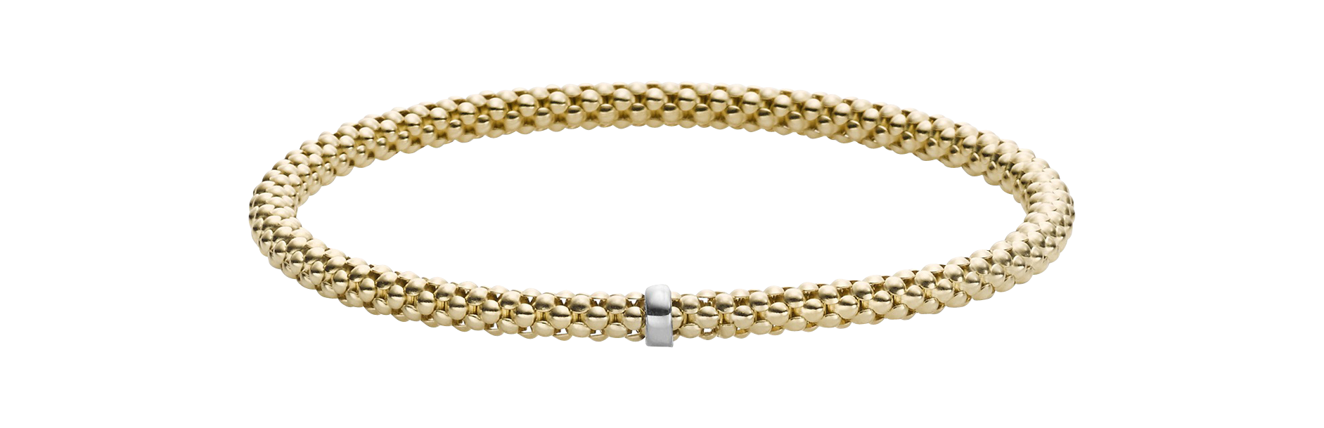 Brogle Classic gold bracelet flexible 4mm Brogle Classic gold bracelet flexible 4mm