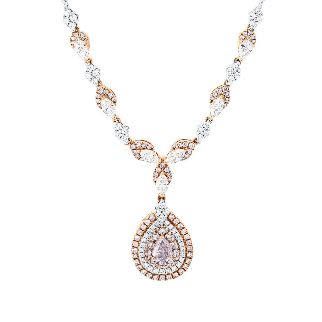 Brogle Selection bicolour diamond necklace
