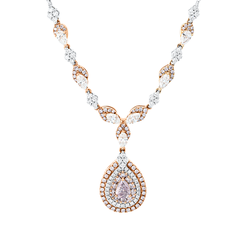 Brogle Selection bicolour diamond necklace Brogle Selection bicolour diamond necklace
