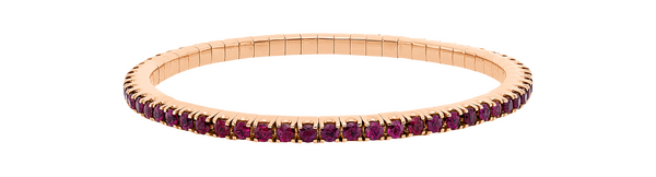 Brogle Selection ruby bracelet flexible