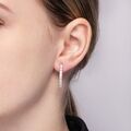 Brogle Selection diamond hoop earrings Brogle Selection diamond hoop earrings
