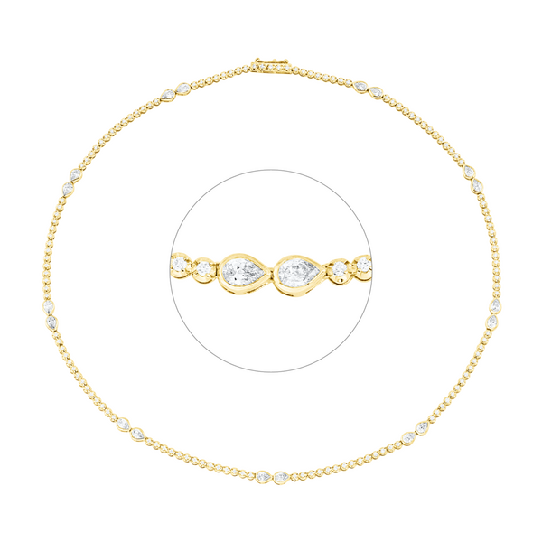 Brogle Selection Bicolor Diamantcollier