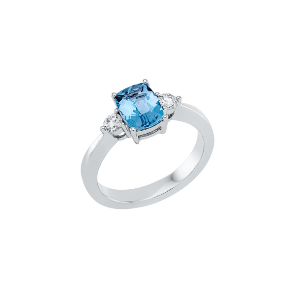 Brogle Classic aquamarine ring