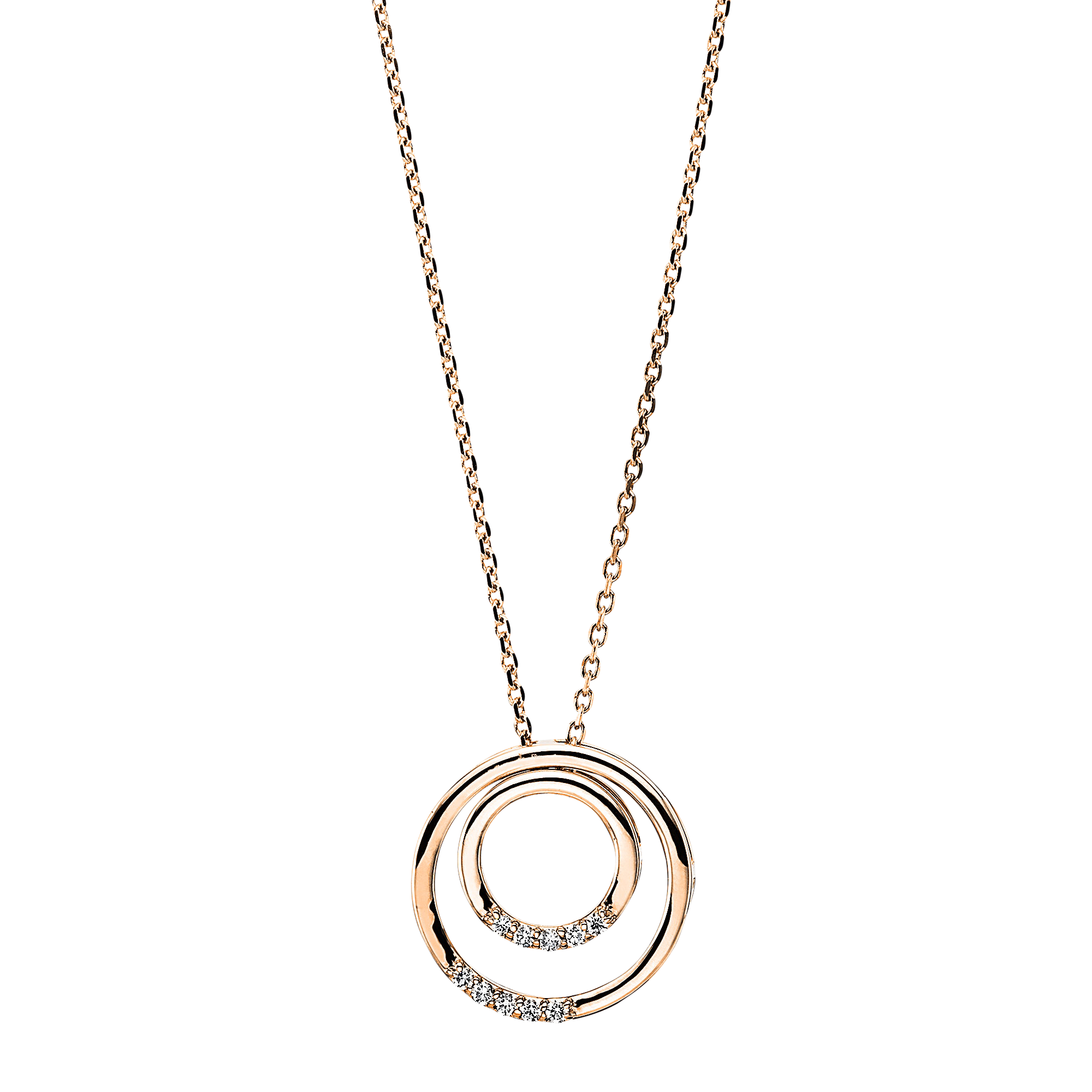 Brogle Classic gold chain with diamond pendant Brogle Classic gold chain with diamond pendant