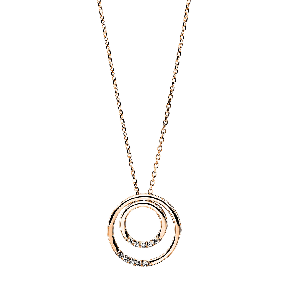 Brogle Classic gold chain with diamond pendant Brogle Classic gold chain with diamond pendant
