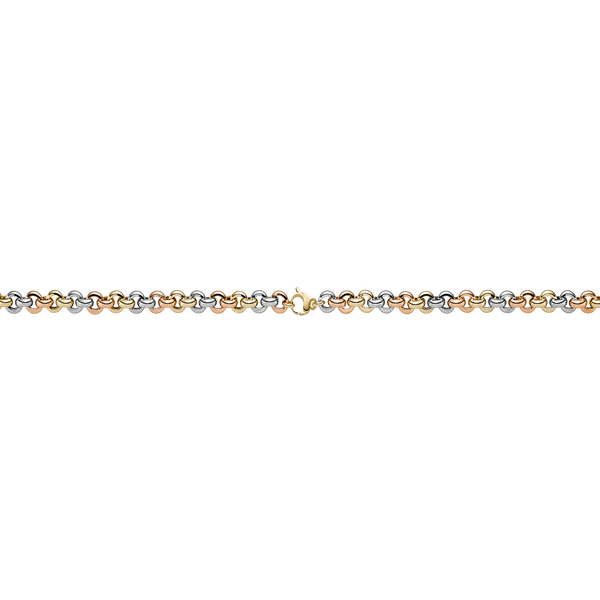 Brogle Classic bicolour fancy bracelet 8.5mm