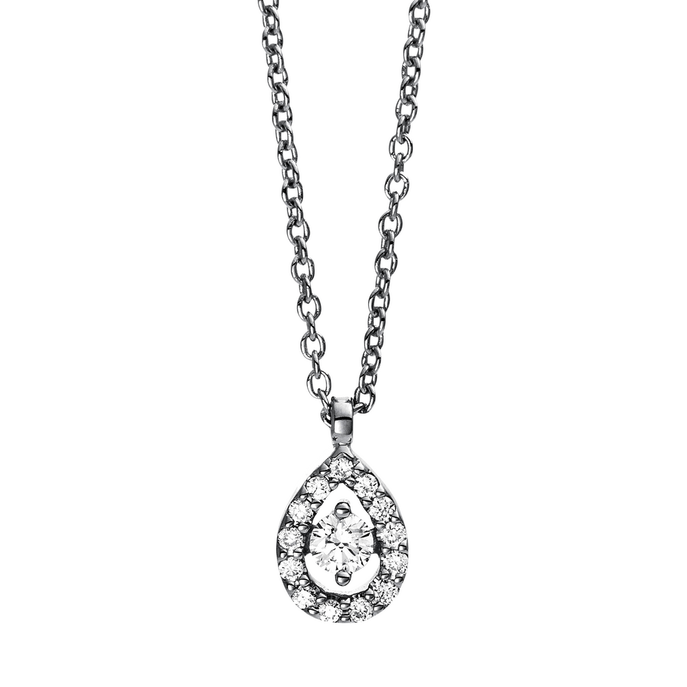 Brogle Classic necklace with diamond pendant Brogle Classic necklace with diamond pendant