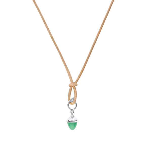 Tamara Comolli MIKADO Flamenco Chrysoprase Pendant