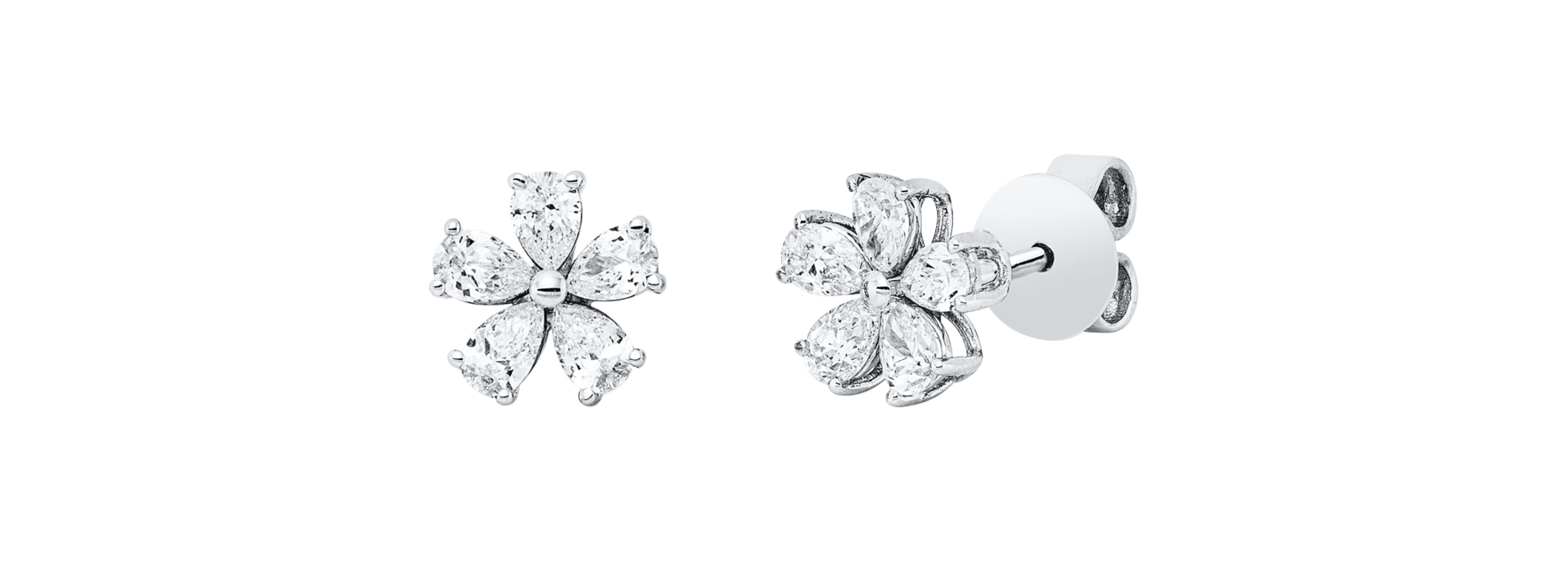 Brogle Classic diamond stud earrings