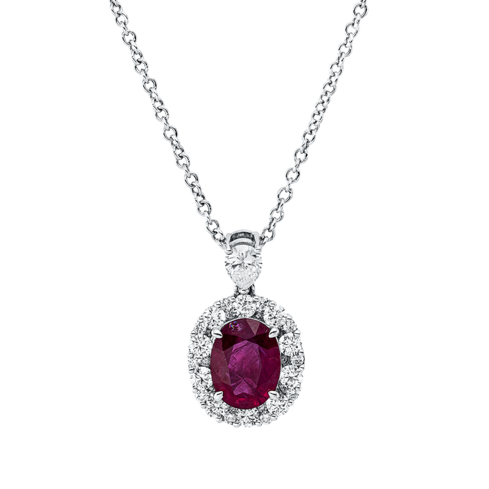Brogle Selection necklace with ruby pendant