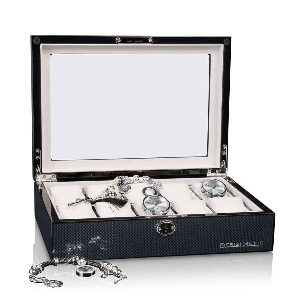 Designhütte watch box Chicago 10 - Carbon Designhütte watch box Chicago 10 - Carbon