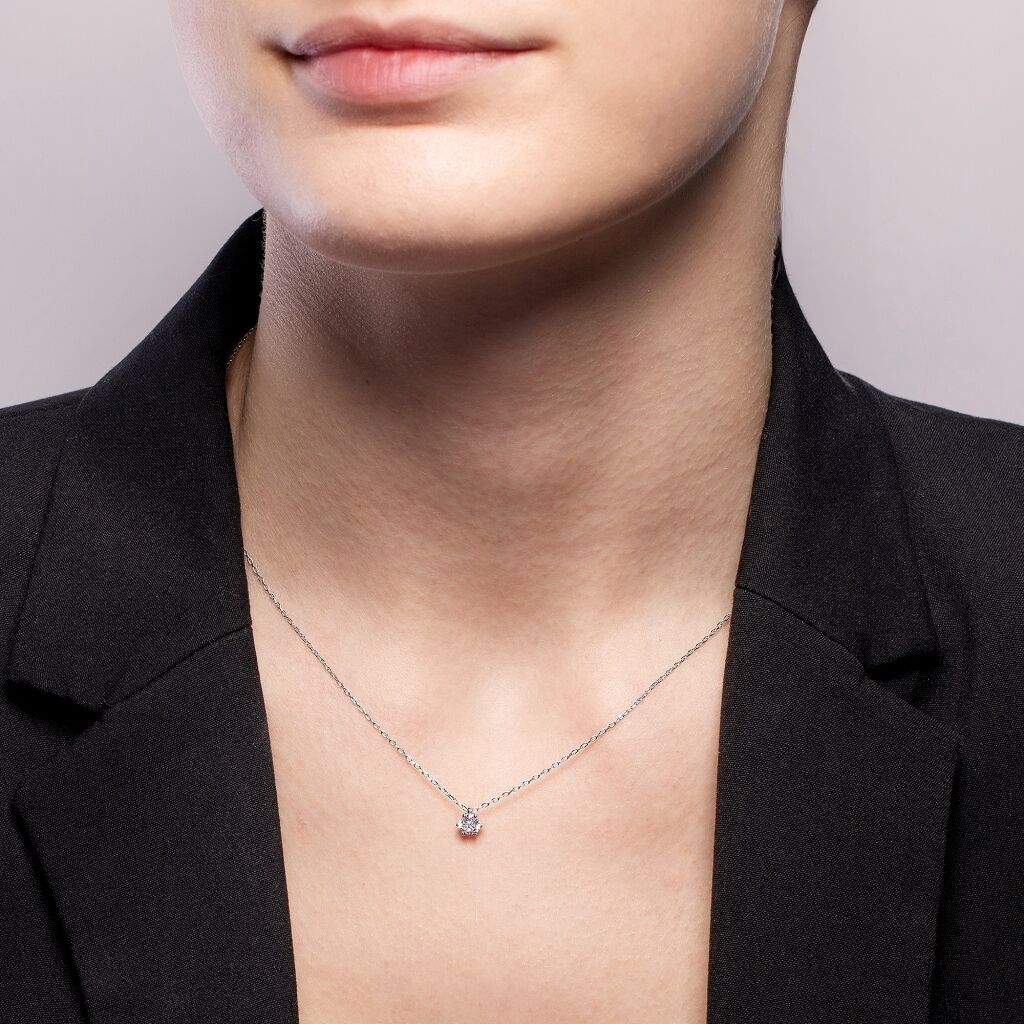 Brogle Selection necklace with Marie pendant up to 0.5 carat Brogle Selection necklace with Marie pendant up to 0.5 carat