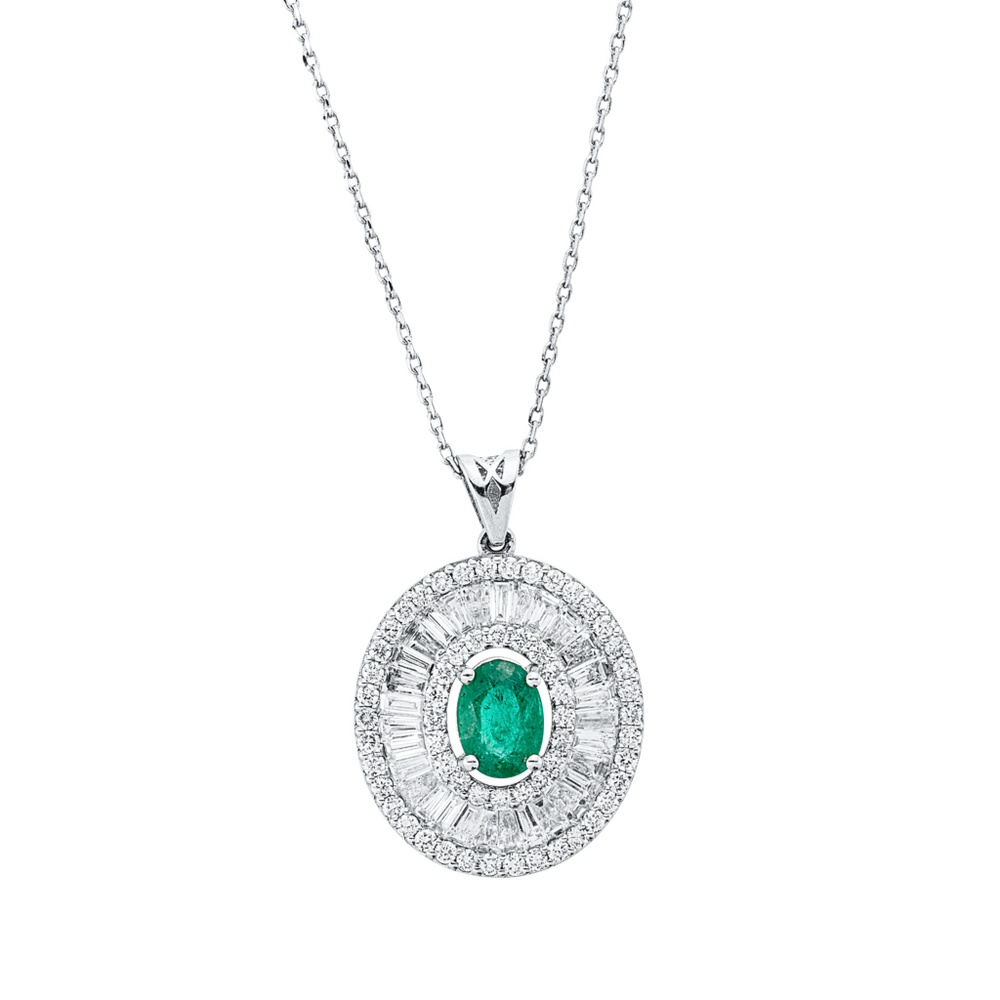 Brogle Selection Kette mit Smaragdanhänger Brogle Selection Kette mit Smaragdanhänger