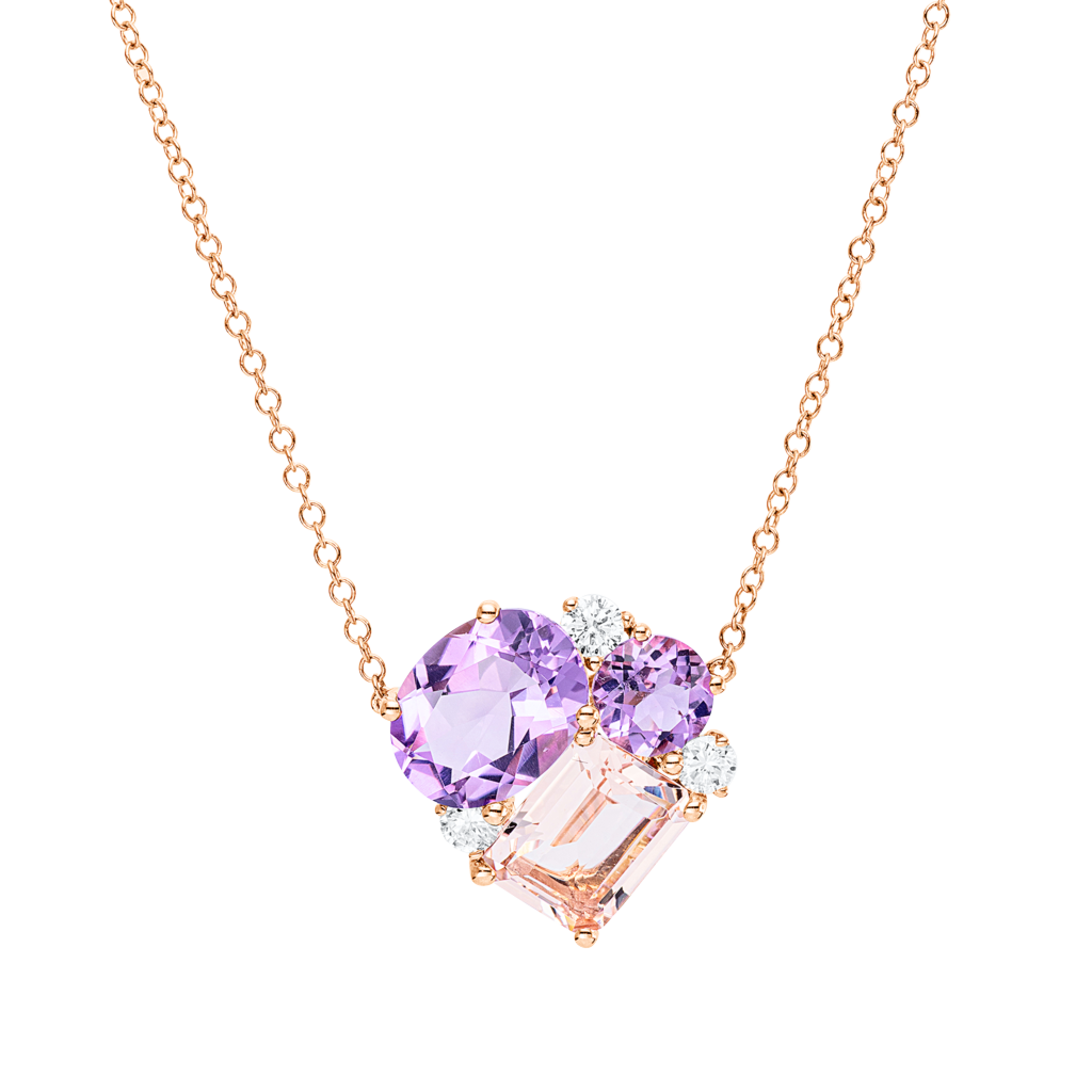 Brogle Classic necklace with colored stone pendant Brogle Classic necklace with colored stone pendant