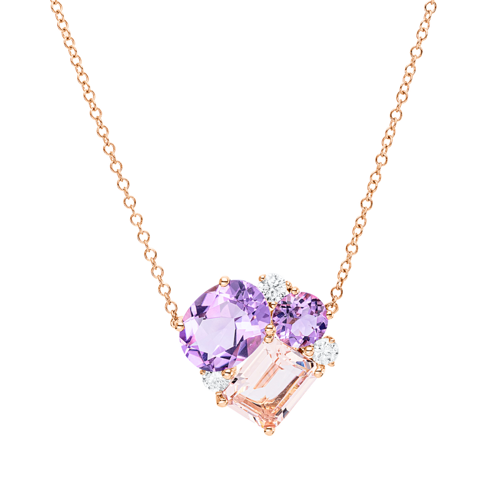 Brogle Classic necklace with colored stone pendant Brogle Classic necklace with colored stone pendant