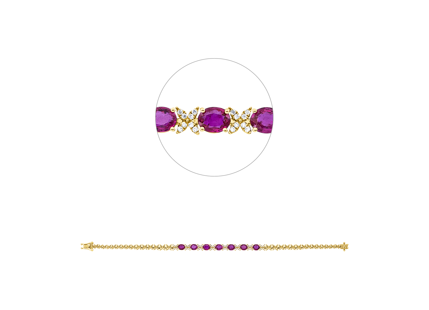 Brogle Selection ruby bracelet