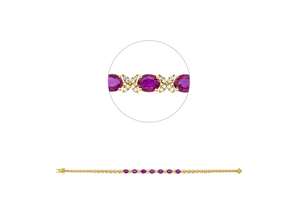 Brogle Selection ruby bracelet Brogle Selection ruby bracelet