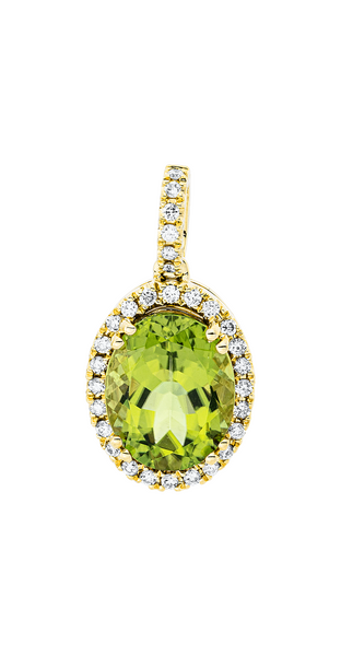 Brogle Classic peridot pendant