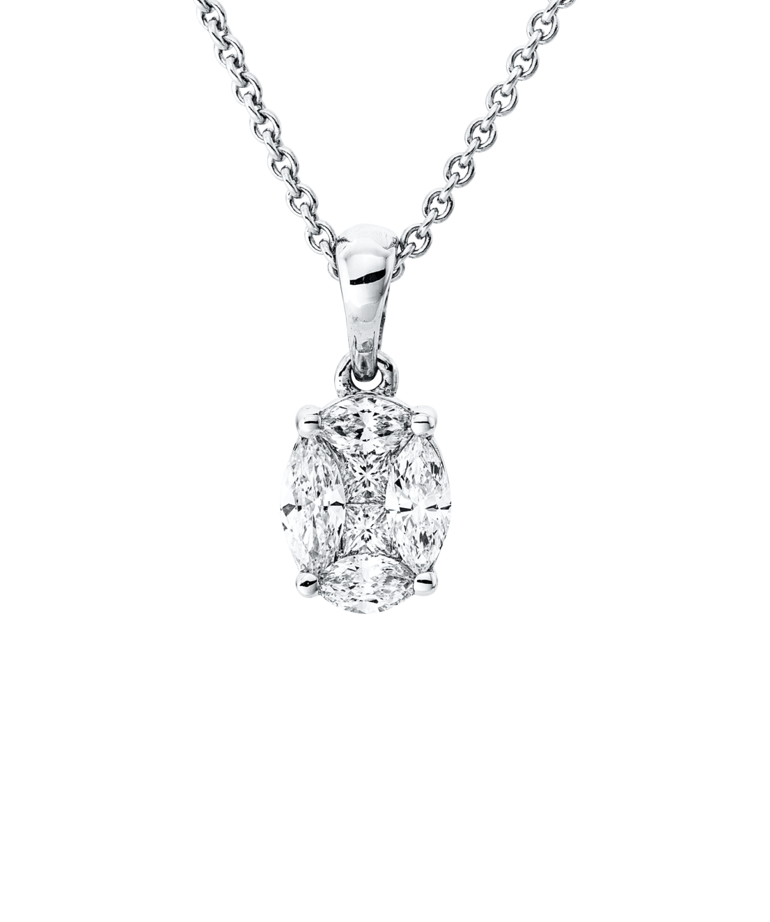 Brogle Classic diamond pendant