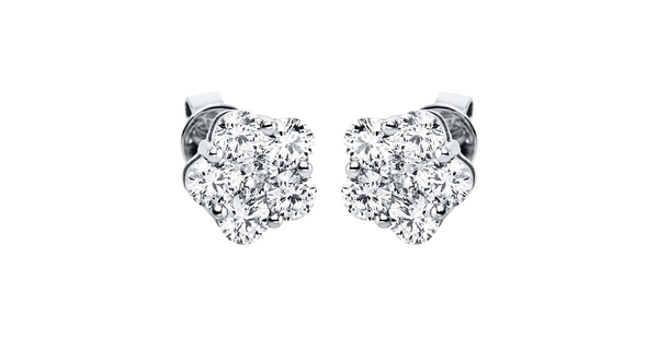 Brogle Selection diamond stud earrings Brogle Selection diamond stud earrings