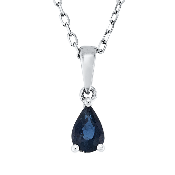 Brogle Classic necklace with sapphire pendant
