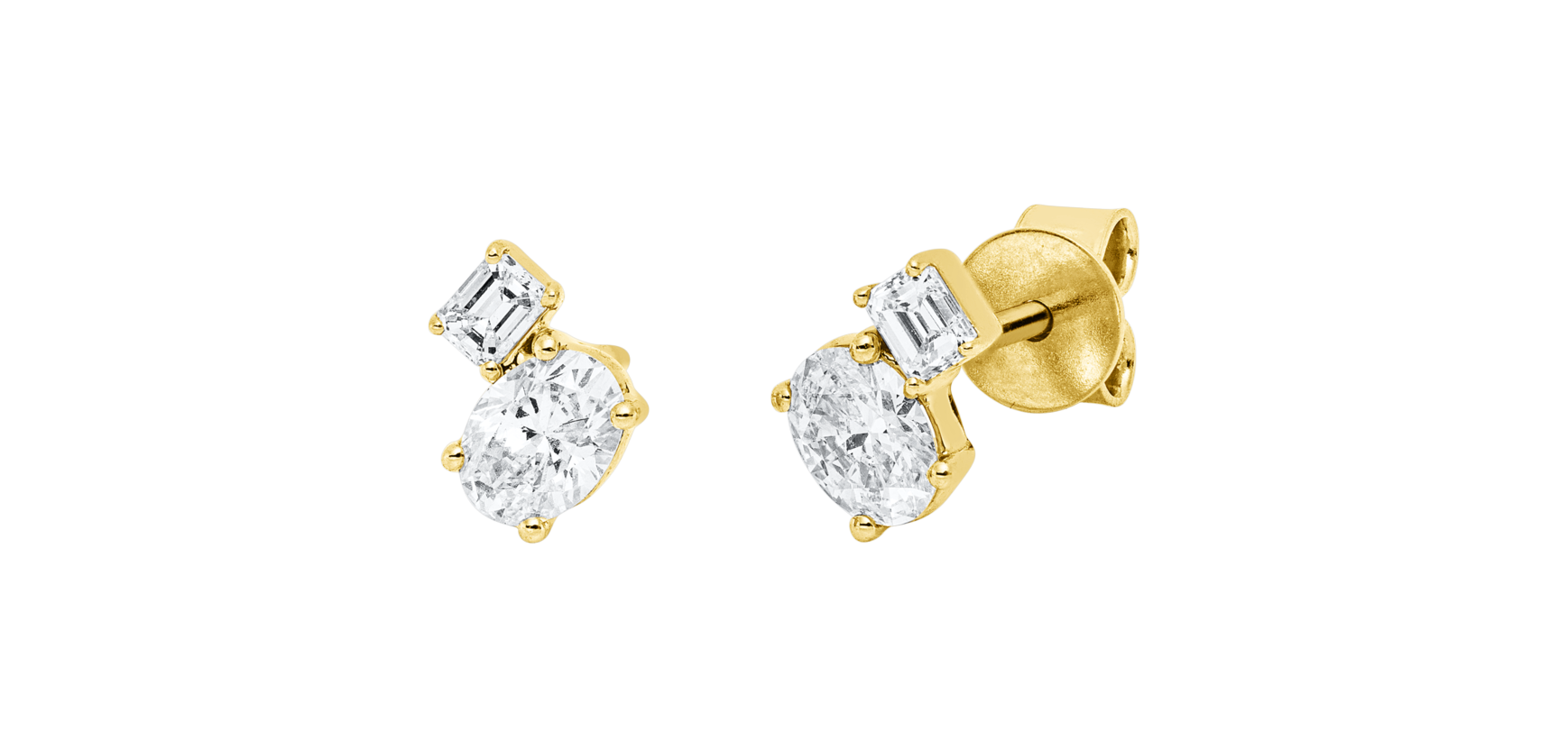 Brogle Classic diamond stud earrings