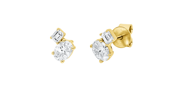 Brogle Classic diamond stud earrings