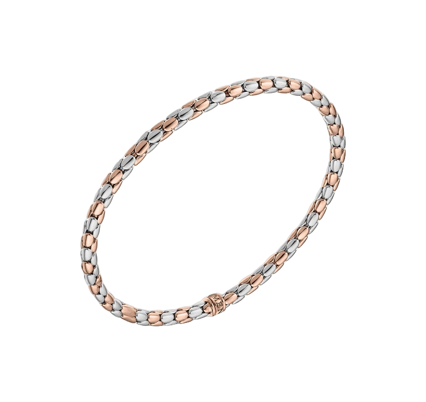 Chimento Stretch Spring Two-Tone Flexible Bracelet