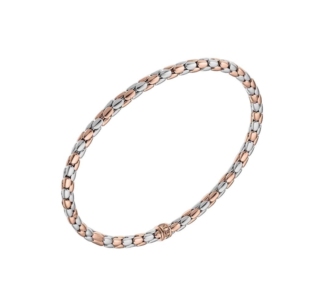 750 white and rose gold