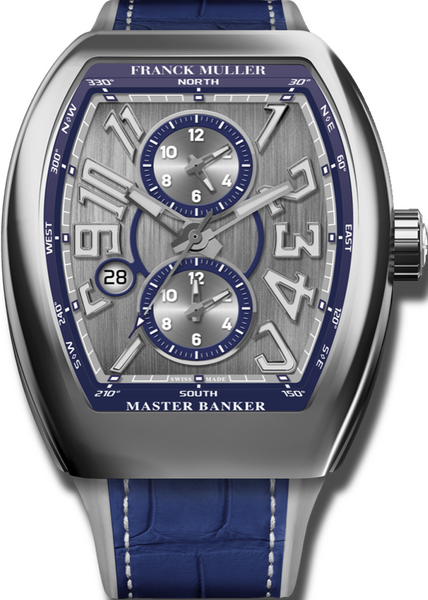 Franck Muller Vanguard Master Banker 3 time zones 53.7 x 44mm Franck Muller Vanguard Master Banker 3 time zones 53.7 x 44mm