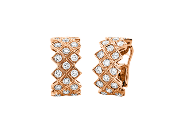 Brogle Selection diamond hoop earrings Brogle Selection diamond hoop earrings