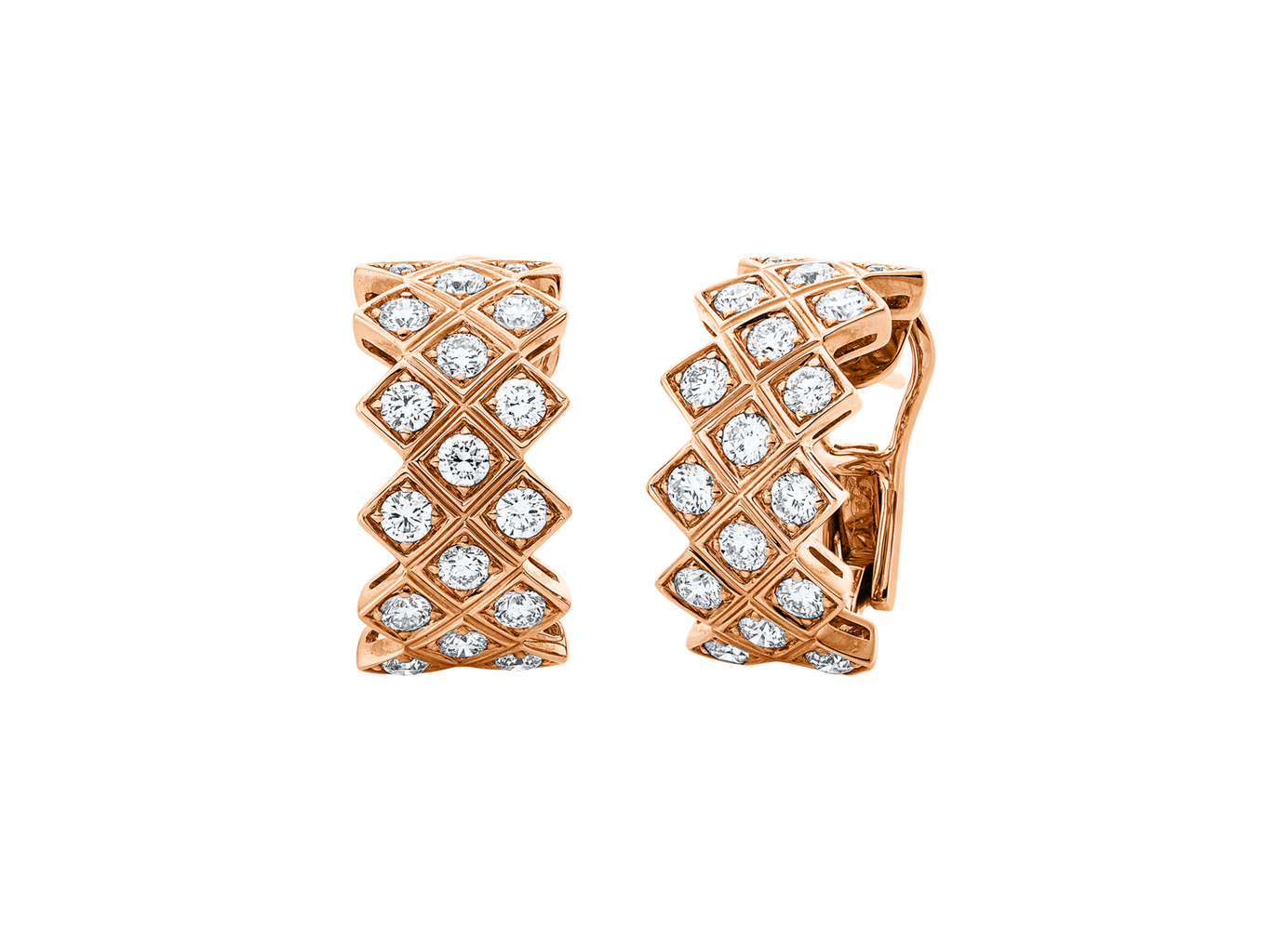 Brogle Selection diamond hoop earrings Brogle Selection diamond hoop earrings