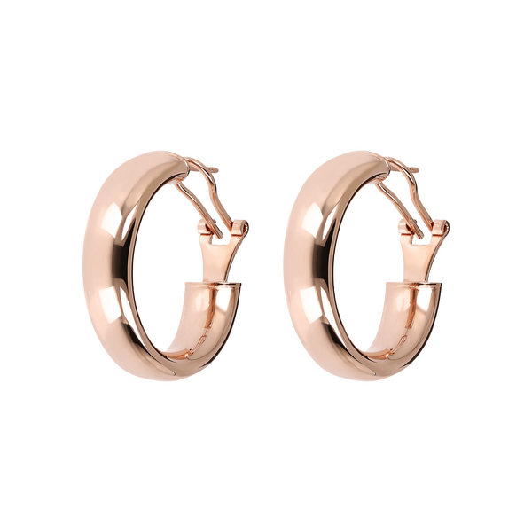 Bronzallure Purezza hoop earrings