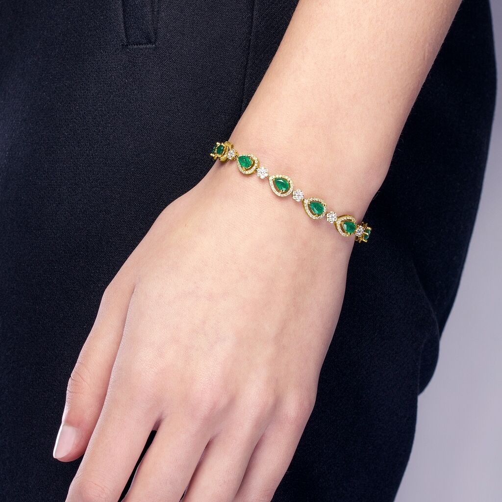 Brogle Selection emerald bracelet Brogle Selection emerald bracelet