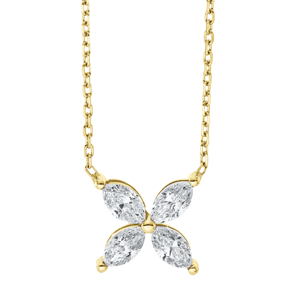 Brogle Selection Casual gold chain with diamond pendant Brogle Selection Casual gold chain with diamond pendant