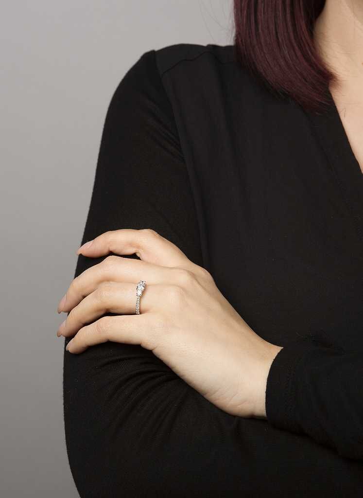 Brogle Solitaire Ring Trio Brogle Solitaire Ring Trio