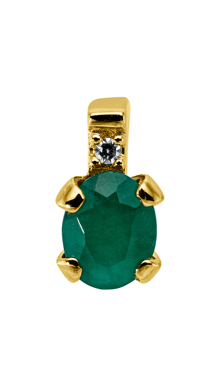 Brogle Classic emerald pendant