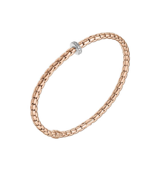 Chimento Stretch Spring Two-Tone Flexible Bracelet