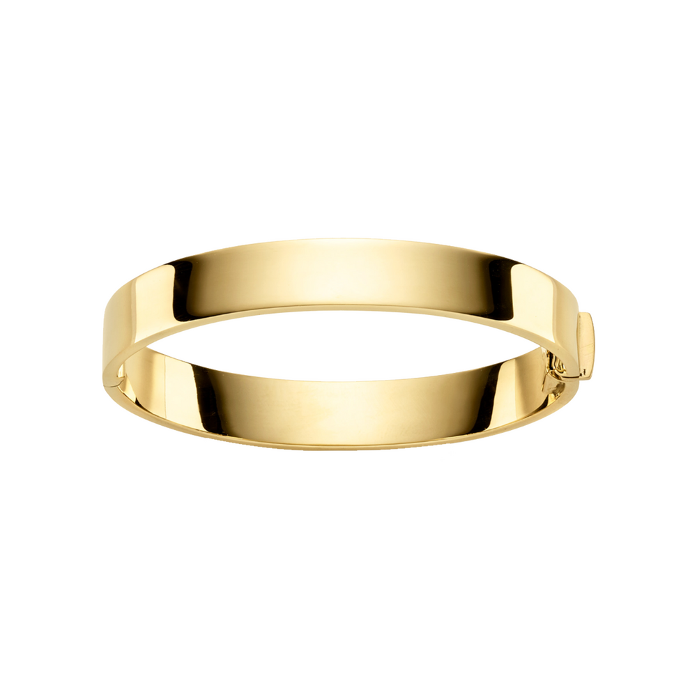 Brogle Classic gold bangle 10mm