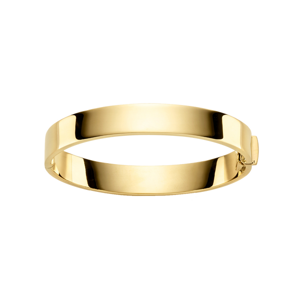 Brogle Classic gold bangle 10mm