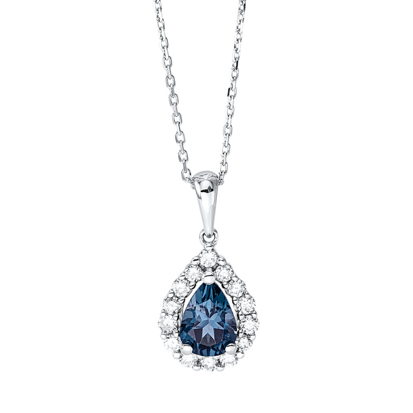 Brogle Classic Kette mit London Topasanhänger