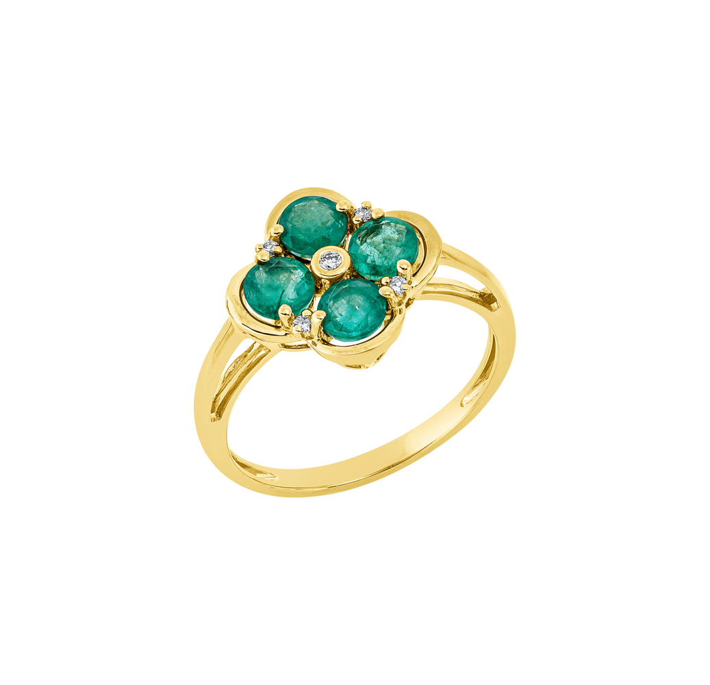 Brogle Classic emerald ring