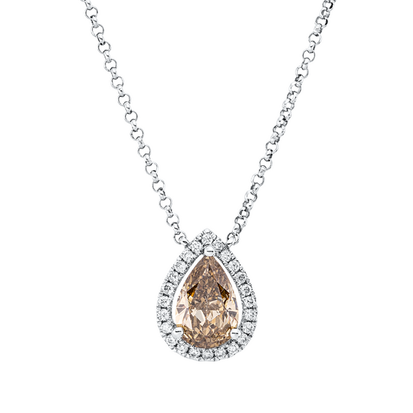 Brogle Selection Kette mit Diamantanhänger