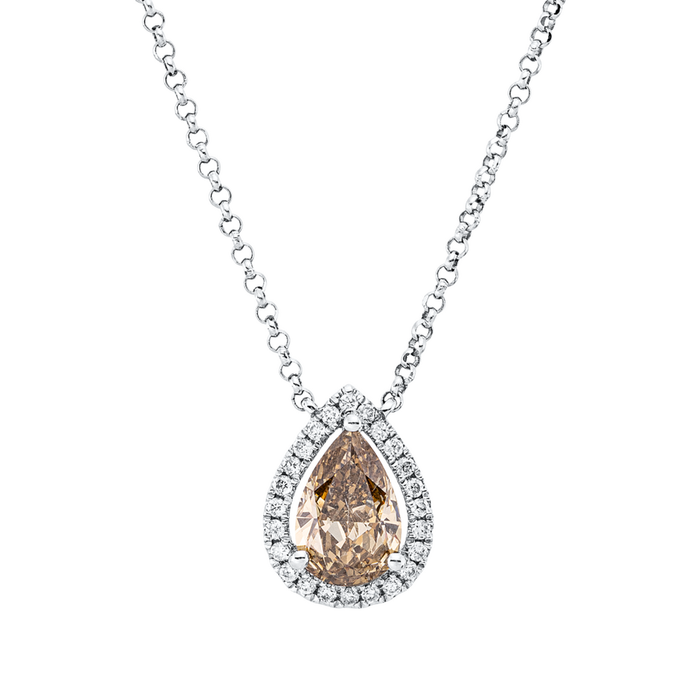 Brogle Selection Kette mit Diamantanhänger Brogle Selection Kette mit Diamantanhänger