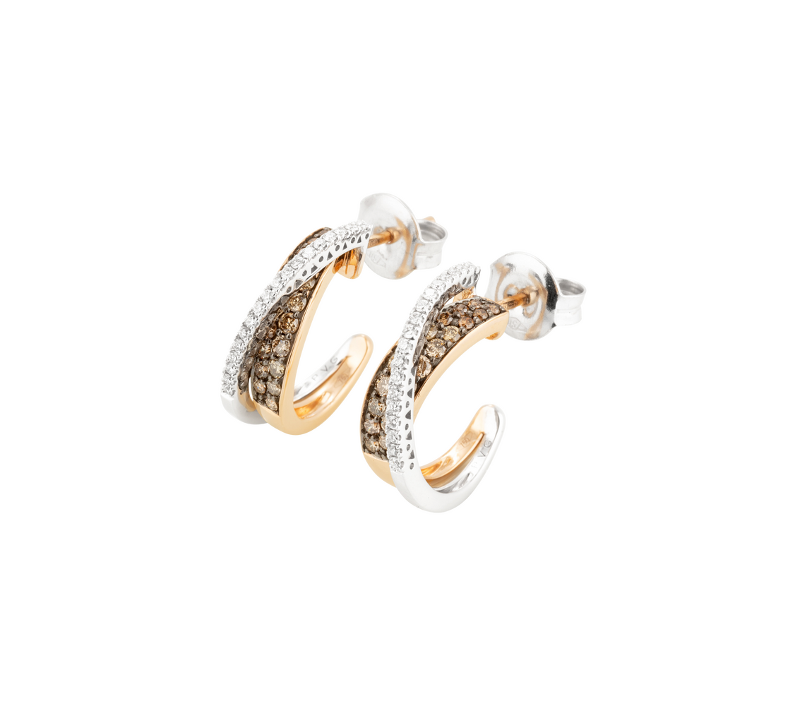 Ponte Vecchio Gioielli Promesse hoop earrings