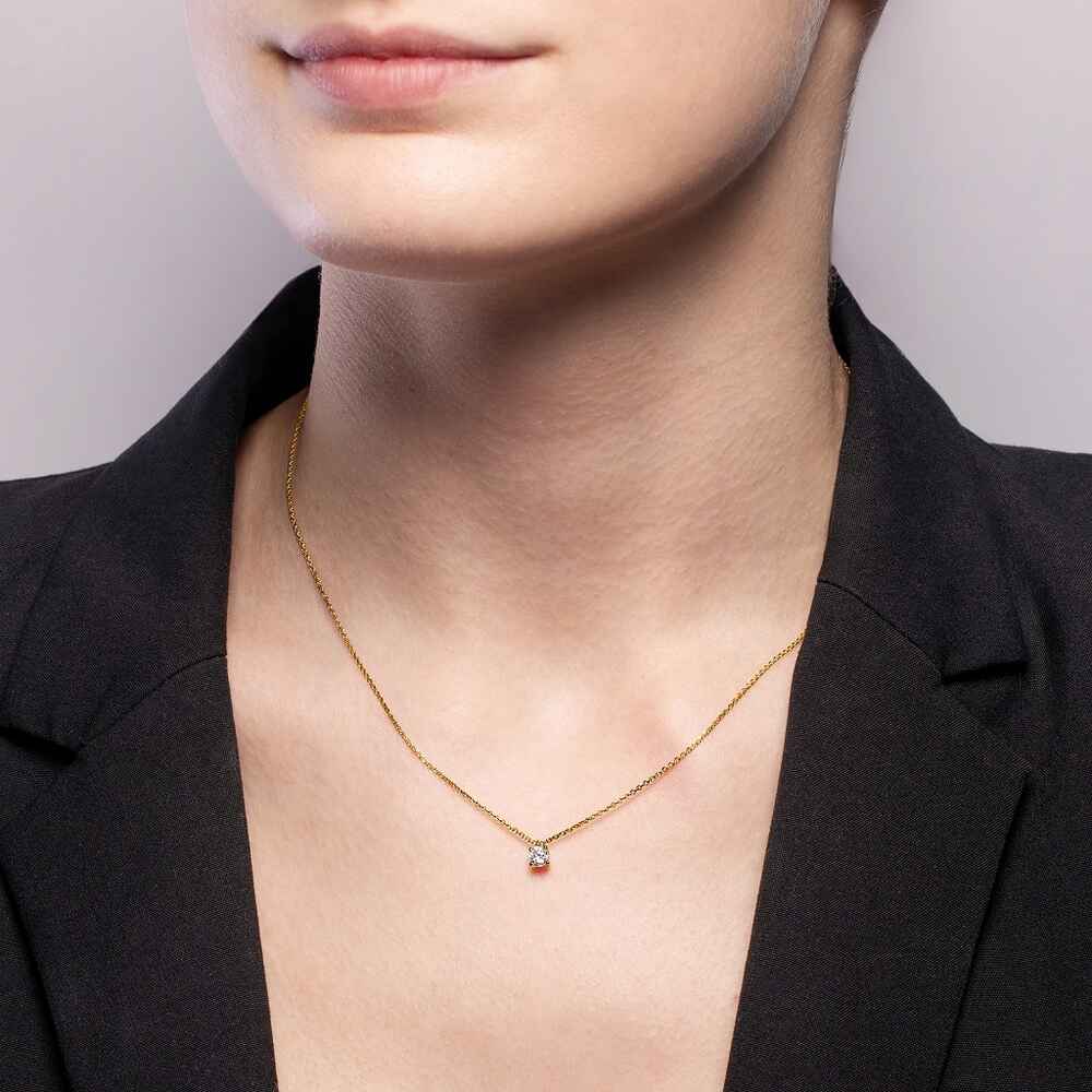 Brogle solitaire necklace Julia up to 0.5 carat