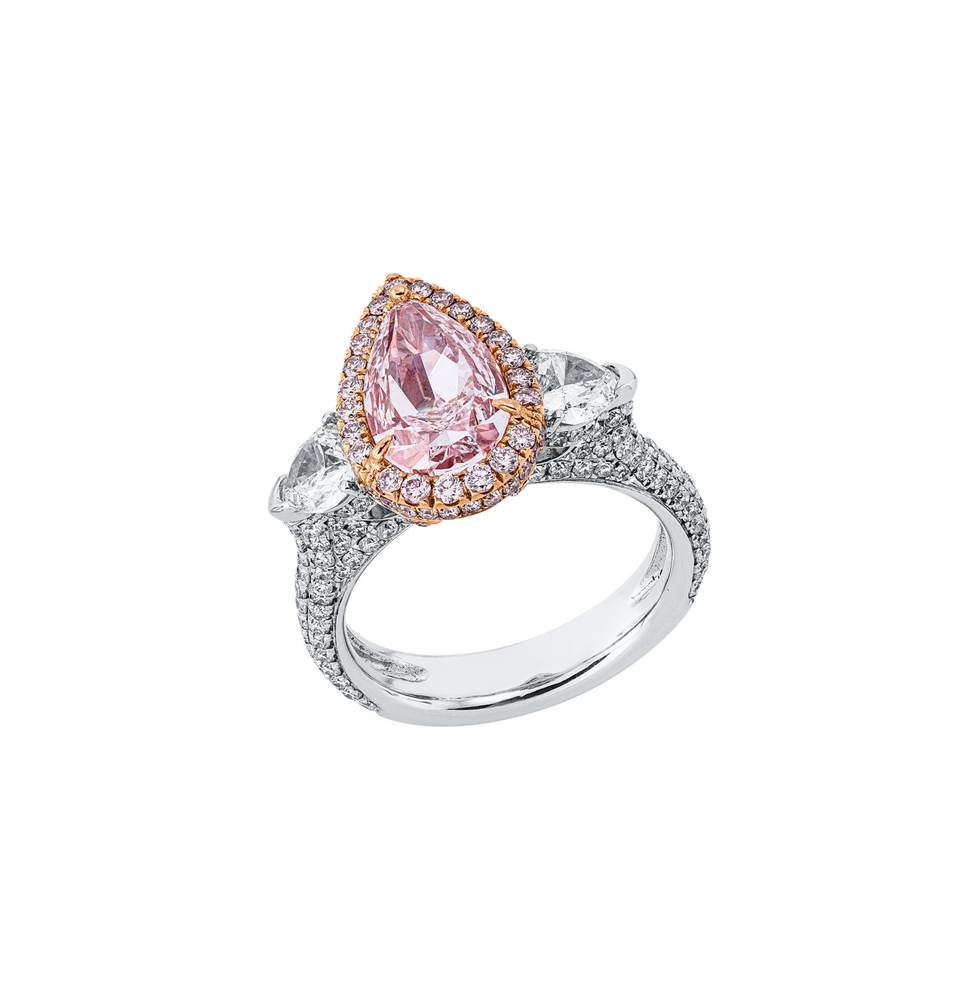 Brogle Selection Bicolor diamond ring
